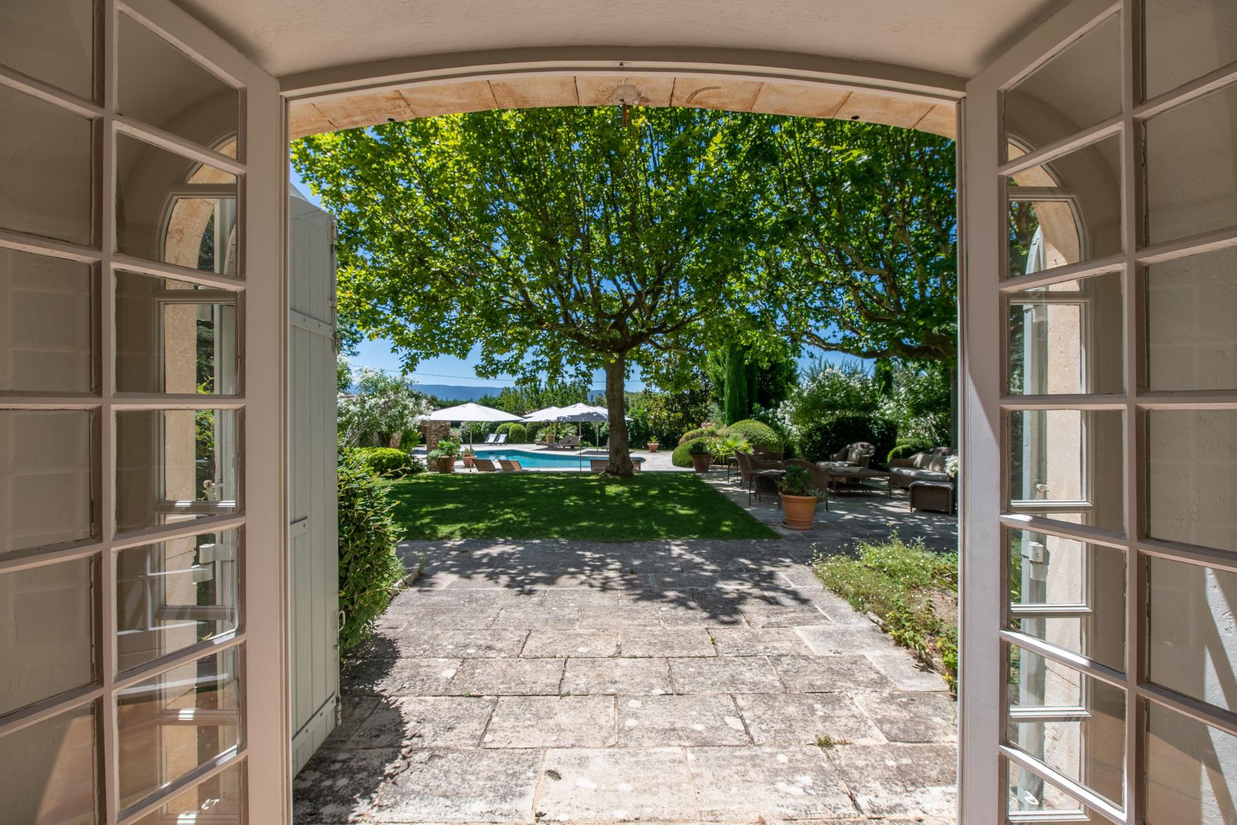 Indoor, Outdoor at Mas de Cabrieres in Provence
