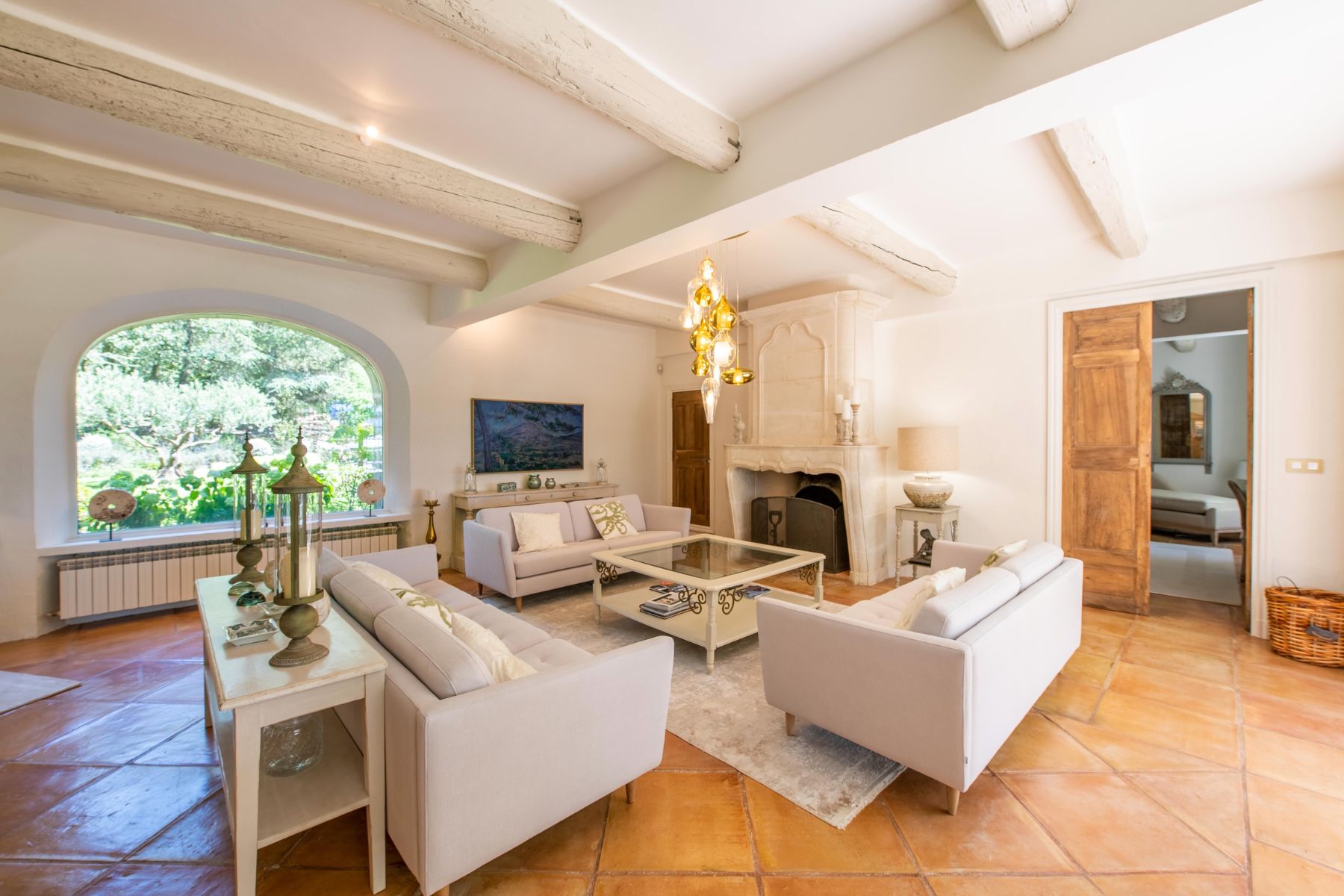 Living Room 2 at Mas de Cabrieres in Provence