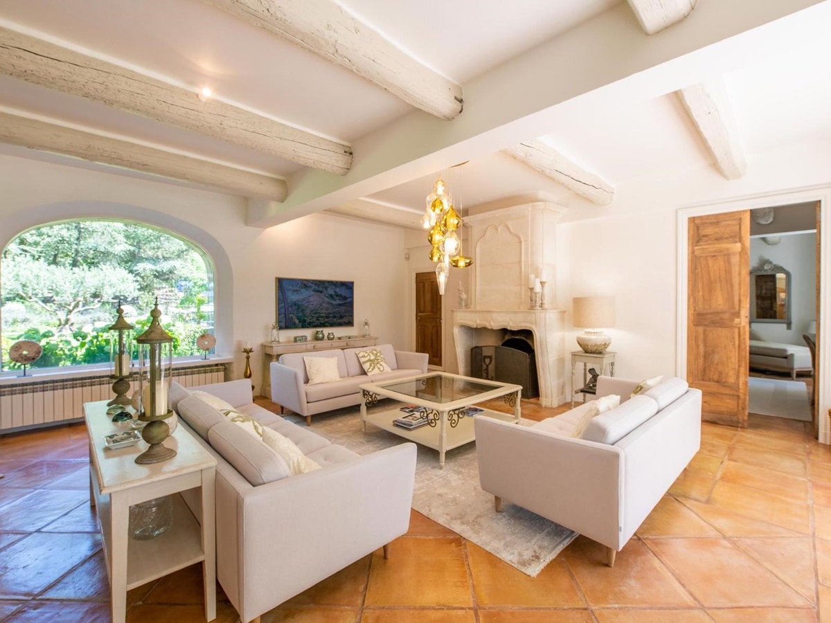 Living Room 2 at Mas de Cabrieres in Provence