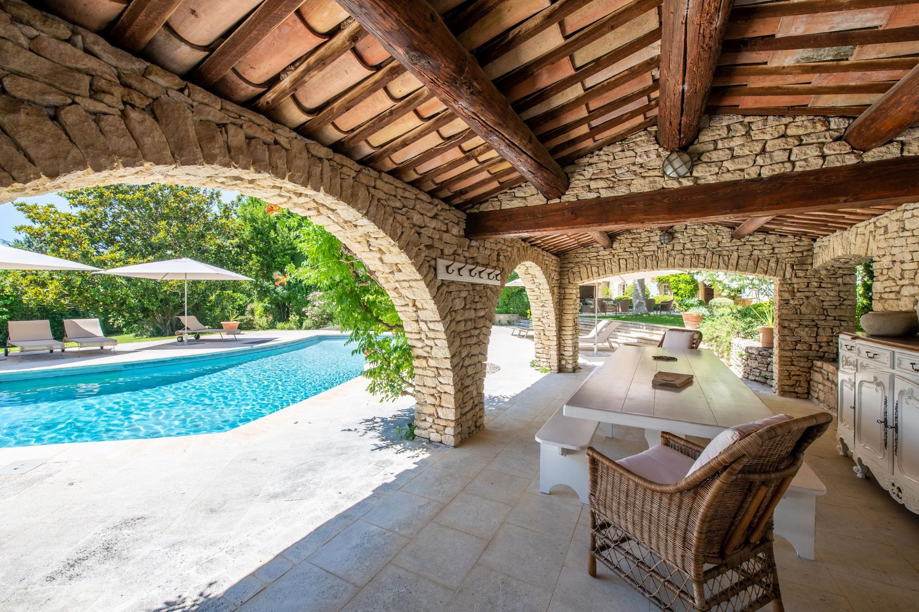 Outdoor Living at Mas de Cabrieres in Provence