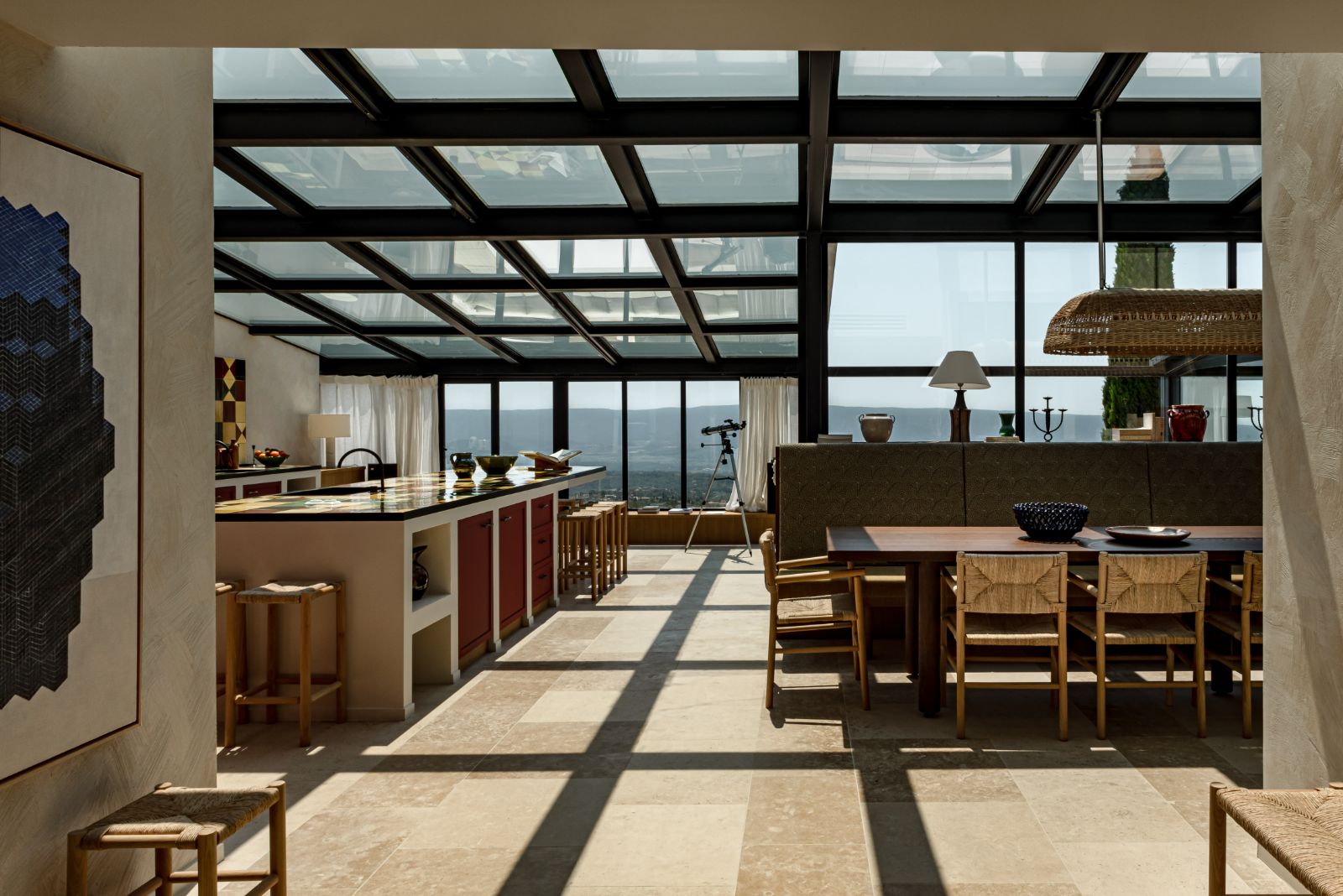 Kitchen Dining at Mas de Maillet in Provence