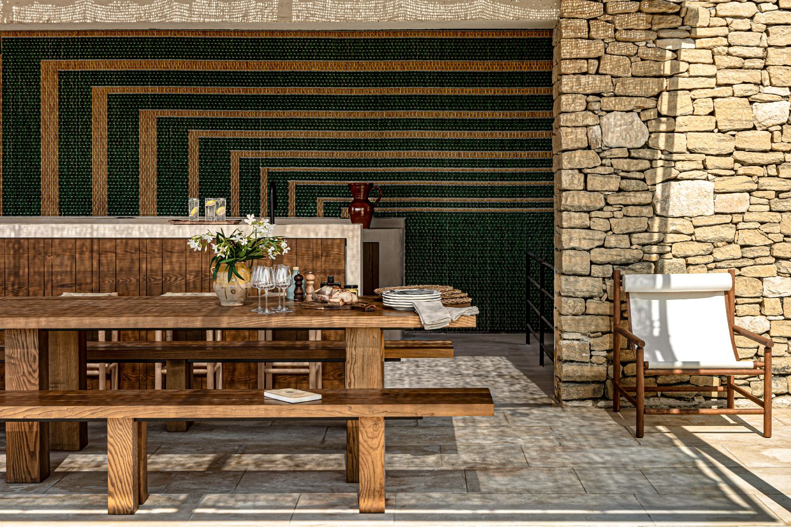 Outdoor Dining at Mas de Maillet in Provence