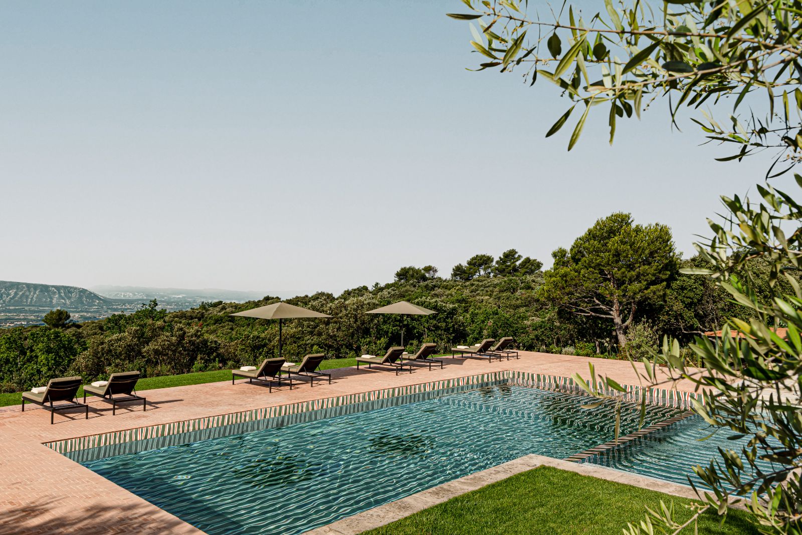 Pool View at Mas de Maillet in Provence