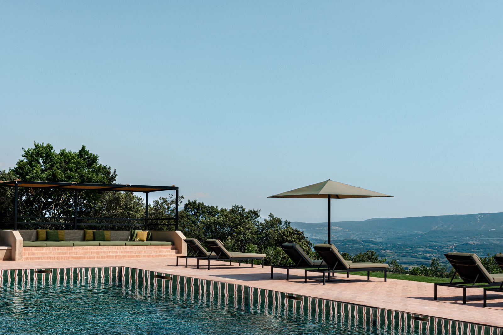Pool View at Mas de Maillet in Provence