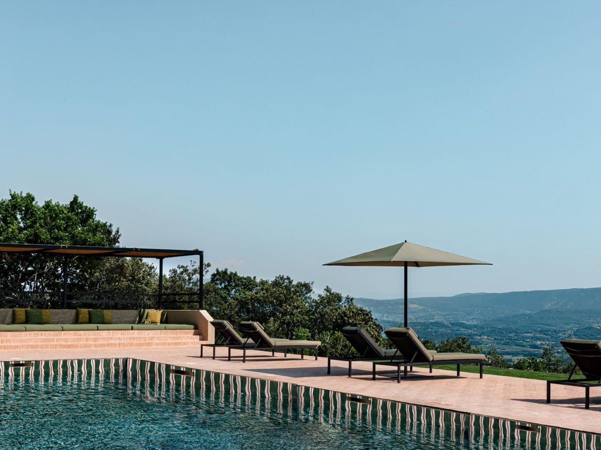 Pool View at Mas de Maillet in Provence