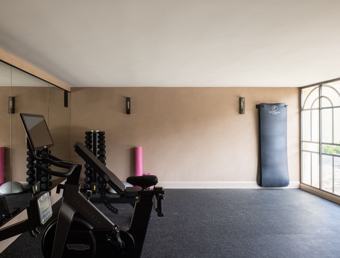 Gym at Mas des Terres.