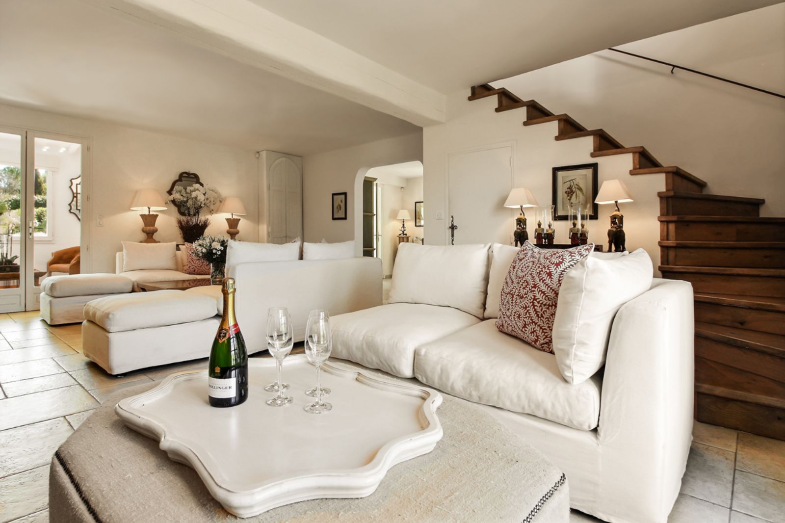 Living Room at Mas du Buis in Provence