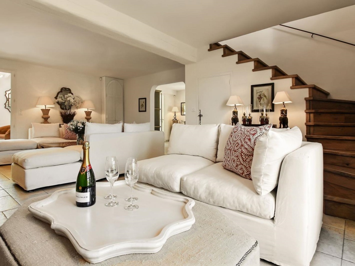 Living Room at Mas du Buis in Provence