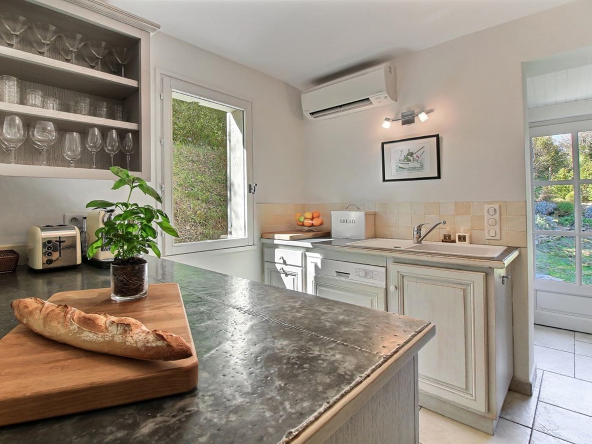Kitchen at Mas du Buis