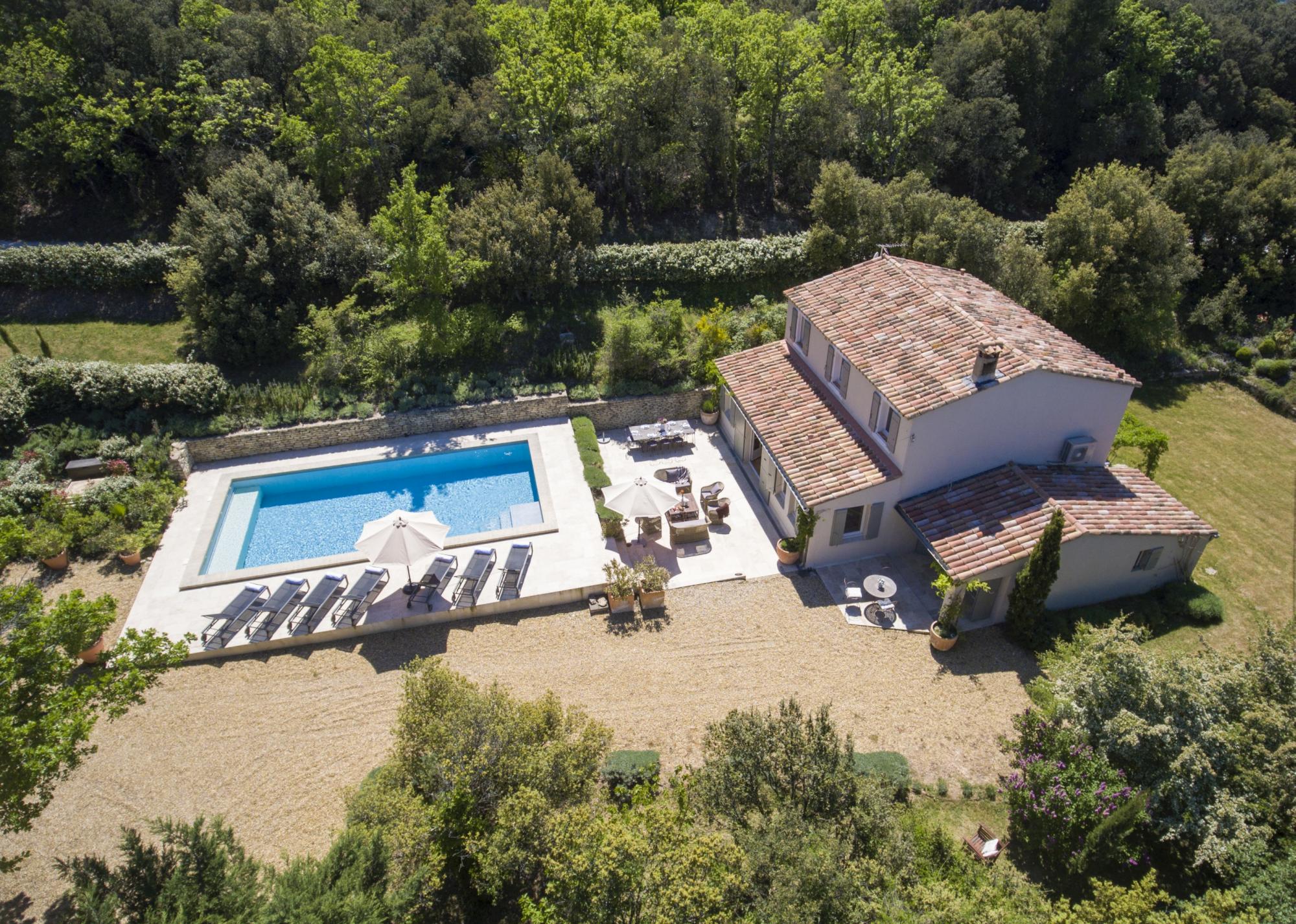 Aerial view of Mas du Buis, Provence