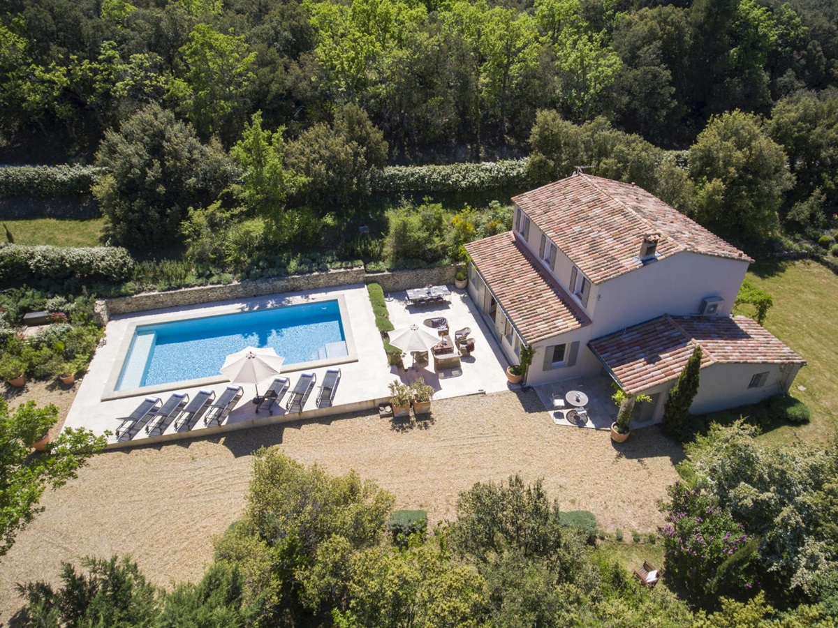 Aerial view of Mas du Buis, Provence