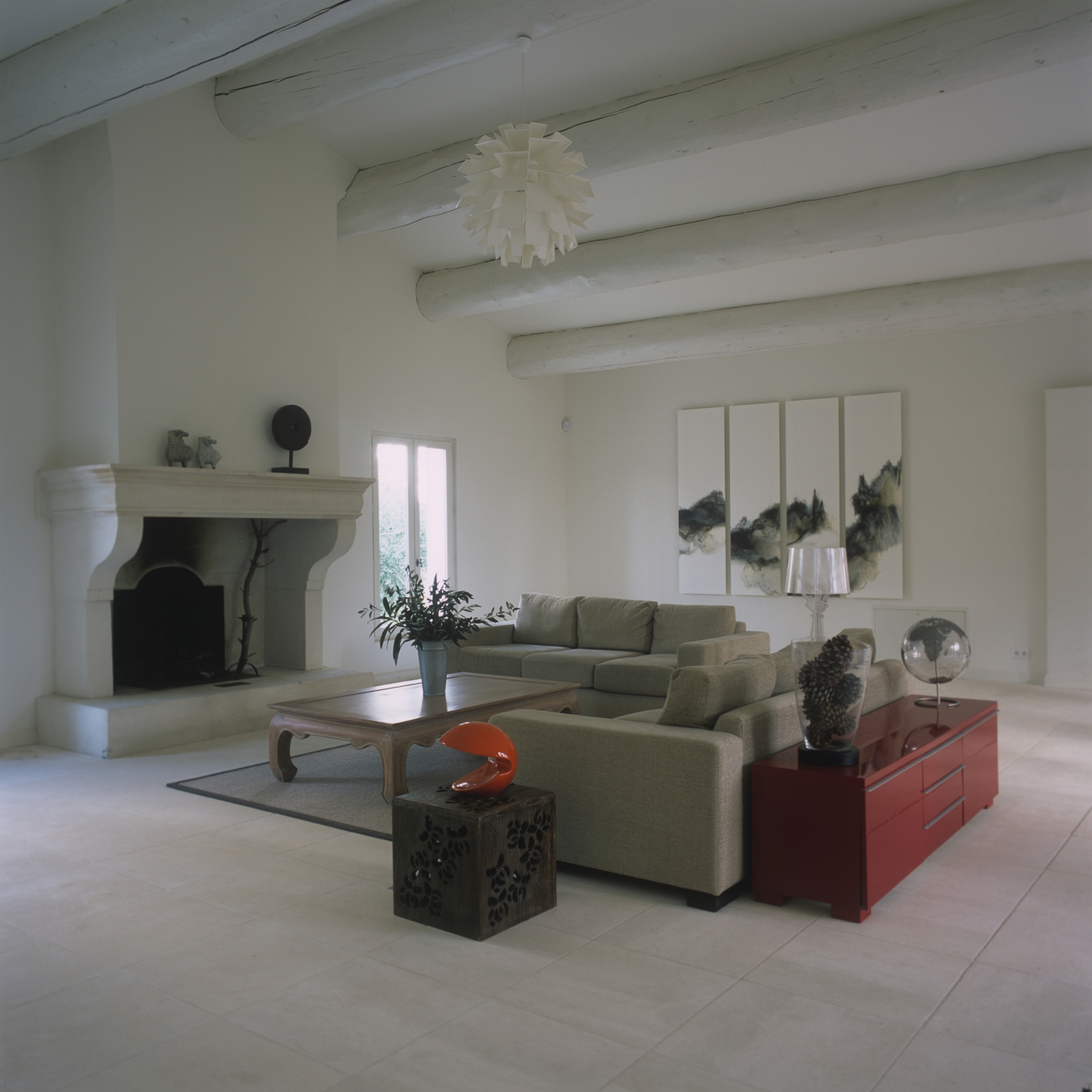 living room in Mas Jaisses, Provence