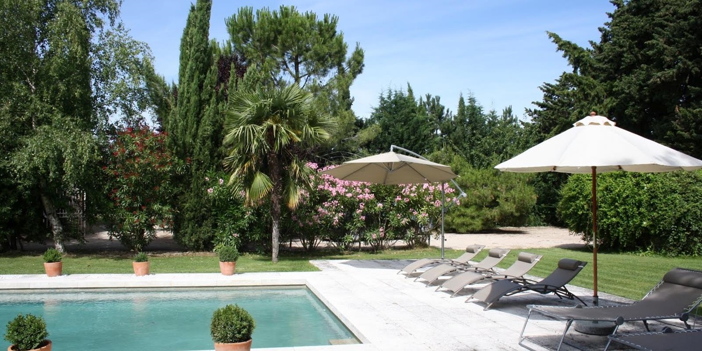 swimming pool of Mas Jaisses, Provence