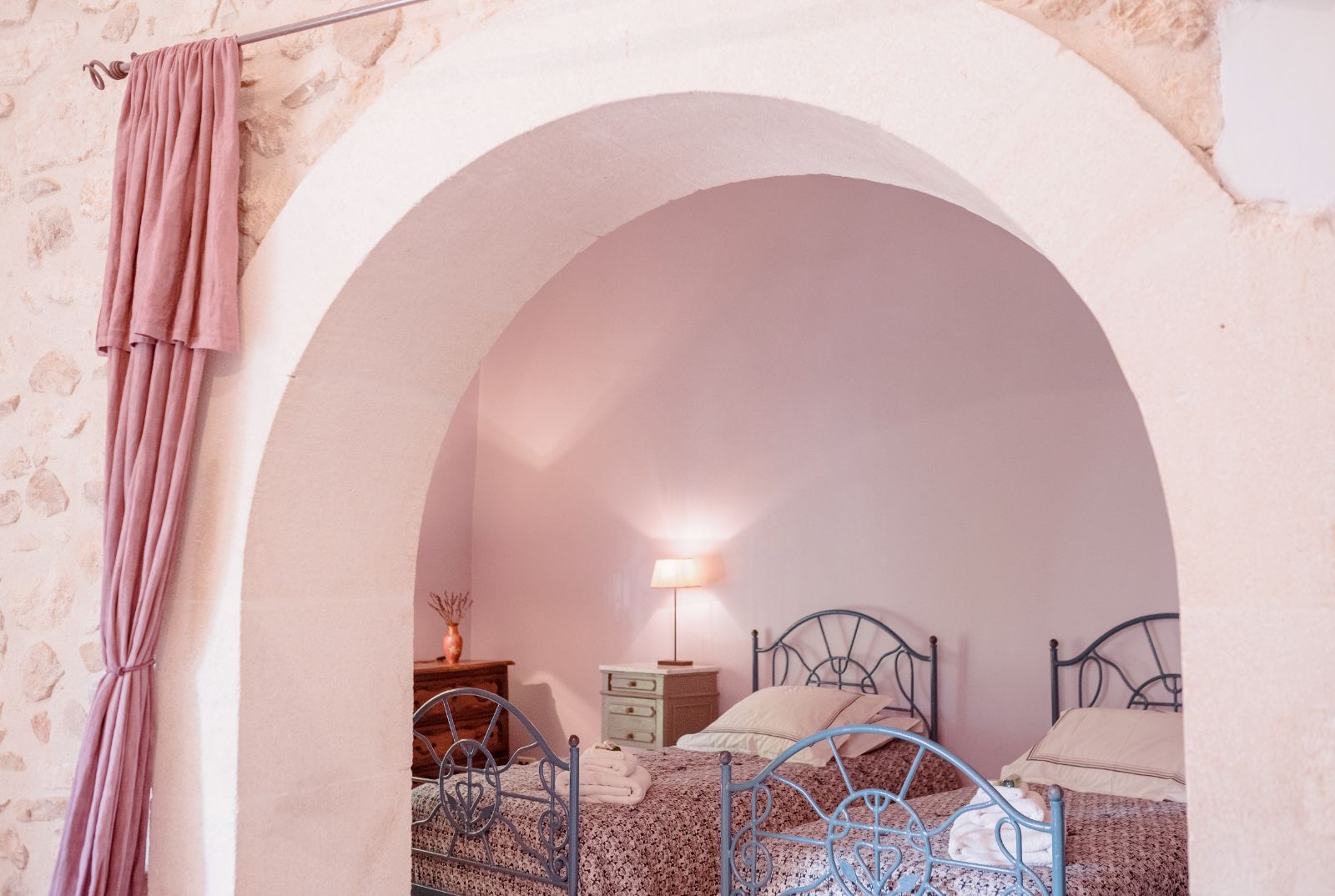 Apartment Bedroom at Mas Lila in Provence