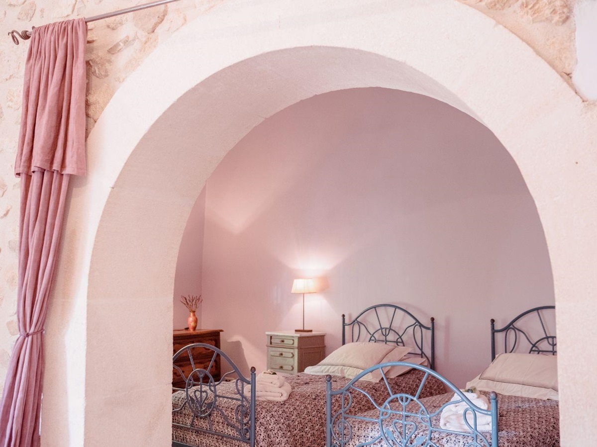 Apartment Bedroom at Mas Lila in Provence