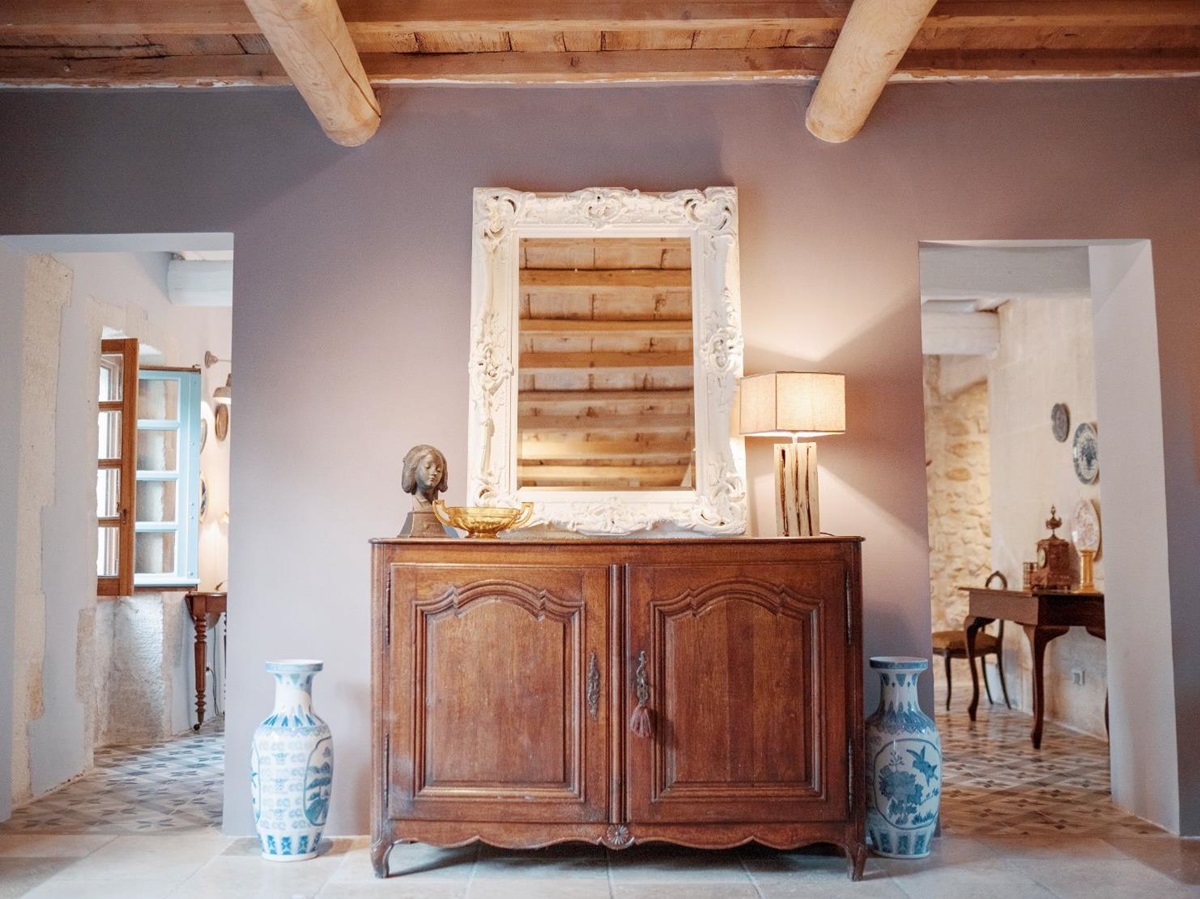 Entrance Hall at at Mas Lila in Provence