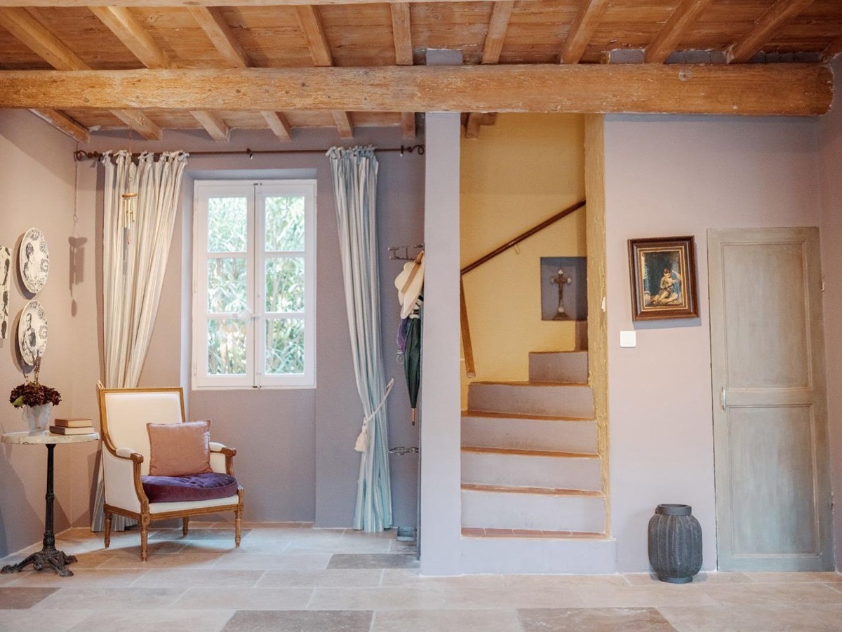 Hallway at Mas Lila in Provence