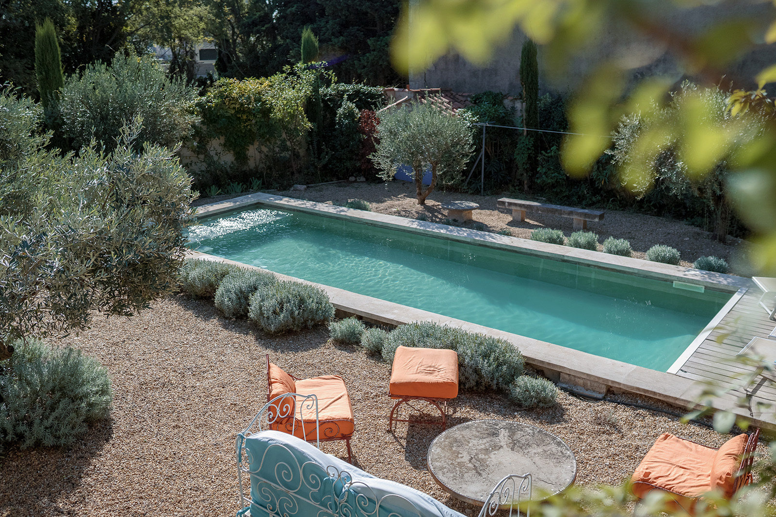 Swimming pool at Mas Lila villa in Provence