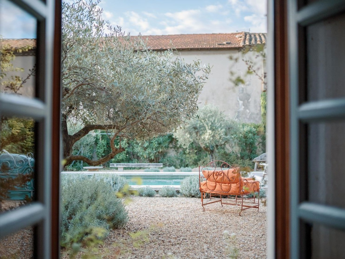 Pool View at Mas Lila in Provence