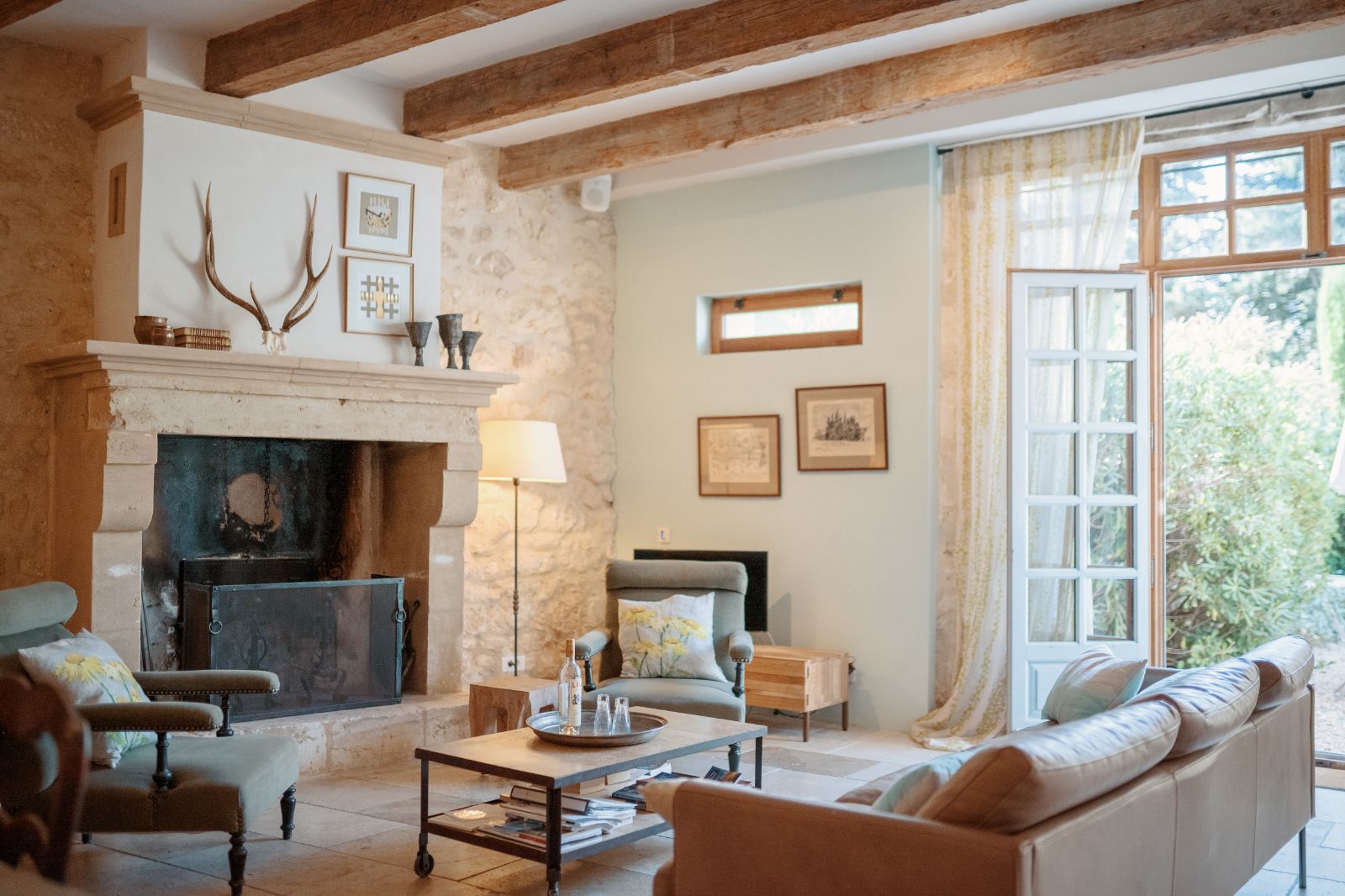Sitting Room at Mas Lila in Provence