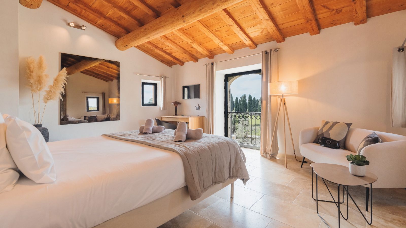 Bedroom 1 at Mas Maussane in Provence 
