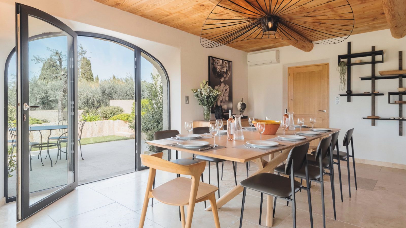 Dining Room at Mas Maussane in Provence 