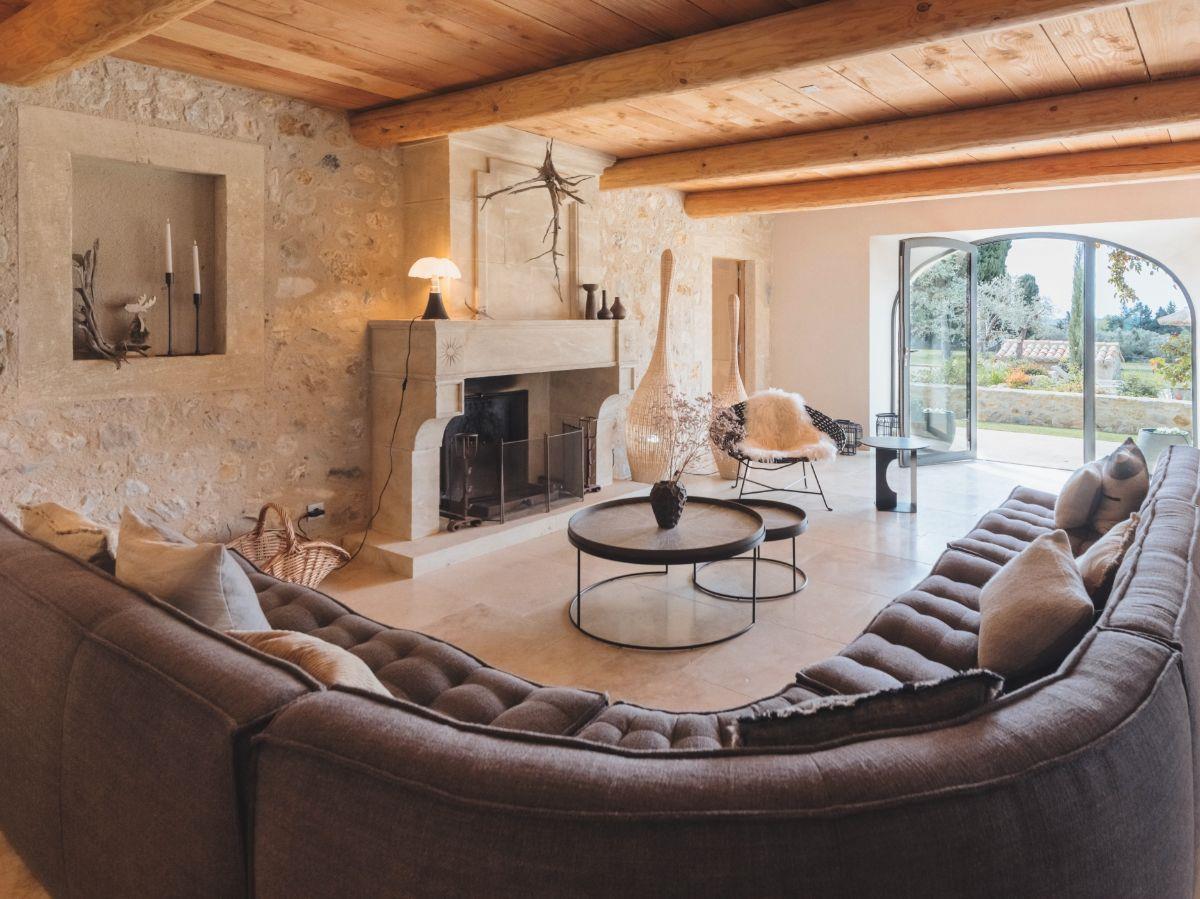 Living Room at Mas Maussane in Provence