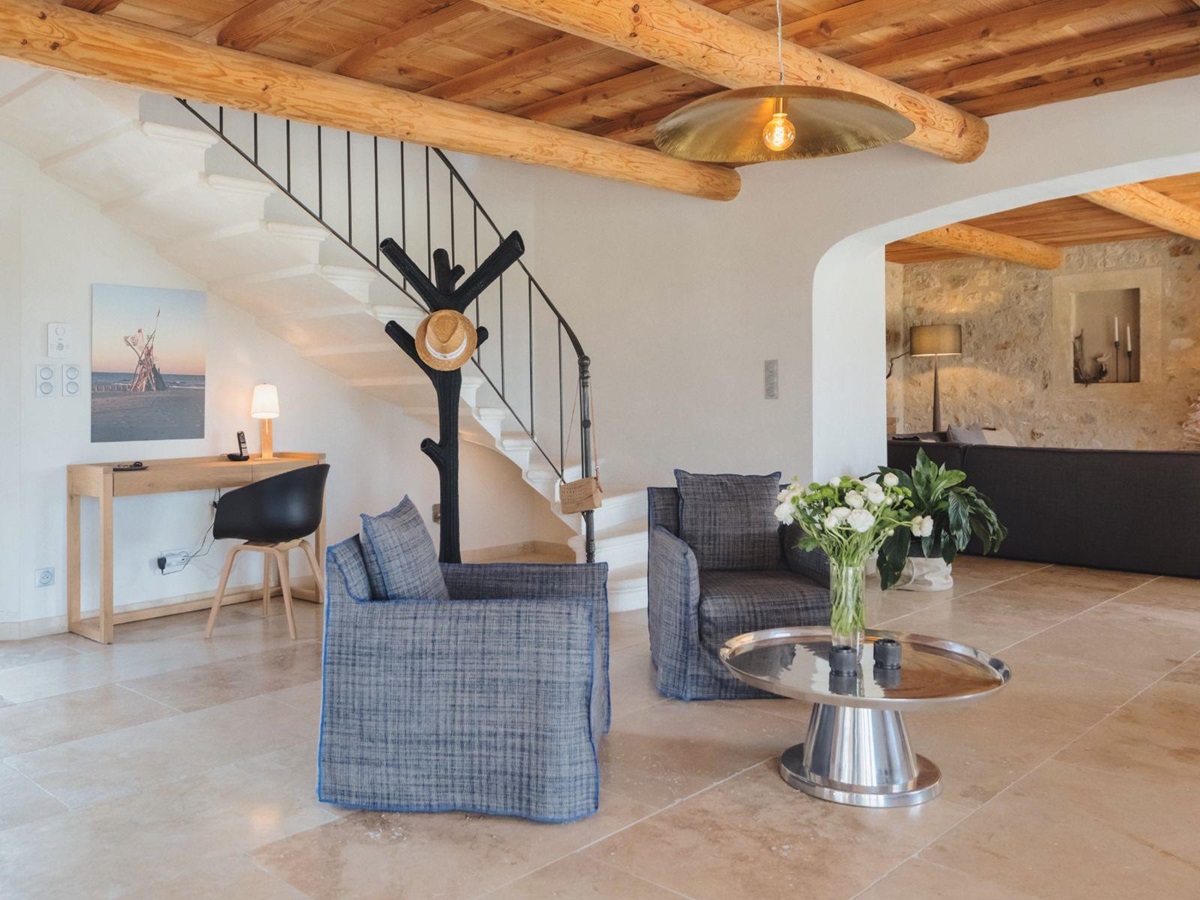 Sitting Room at Mas Maussane in Provence
