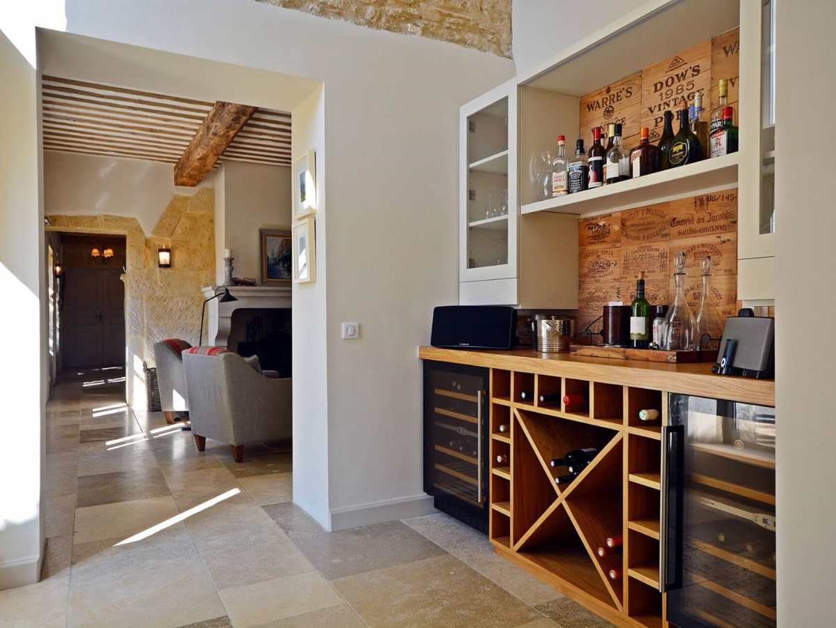 Bar at Mas Moulard in Provence