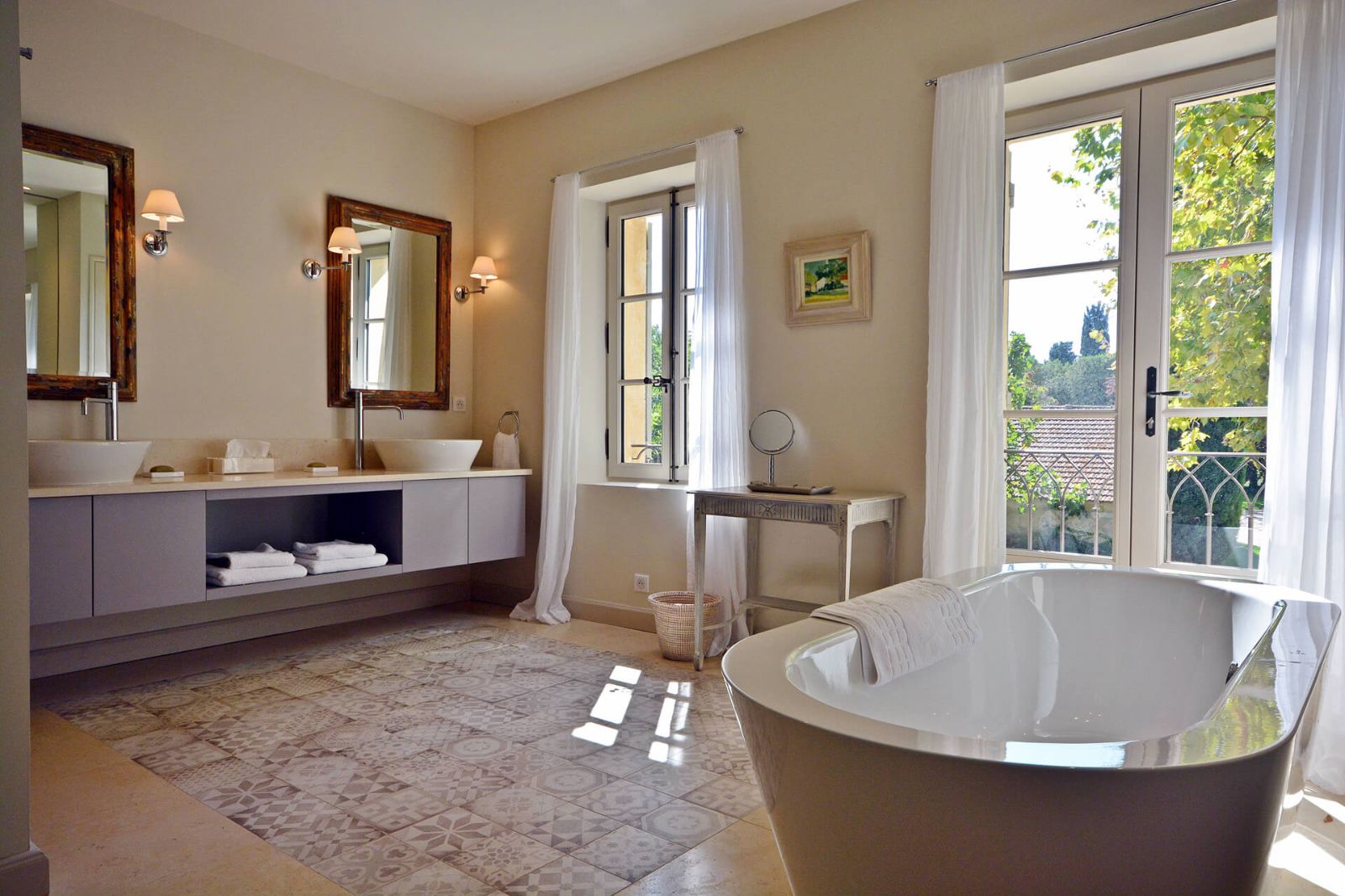 Bathroom One at Mas Moulard in Provence