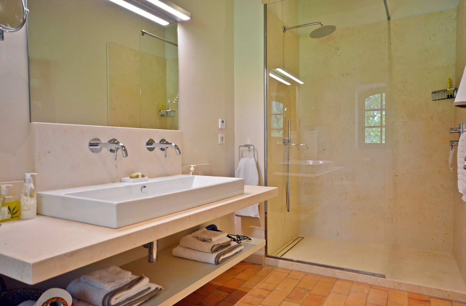 Bathroom Two at Mas Moulard in Provence