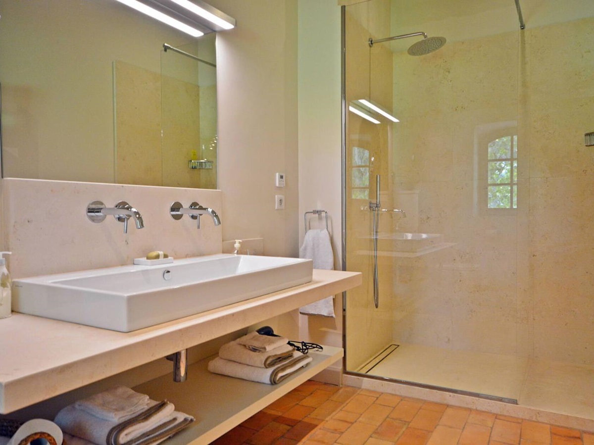 Bathroom Two at Mas Moulard in Provence