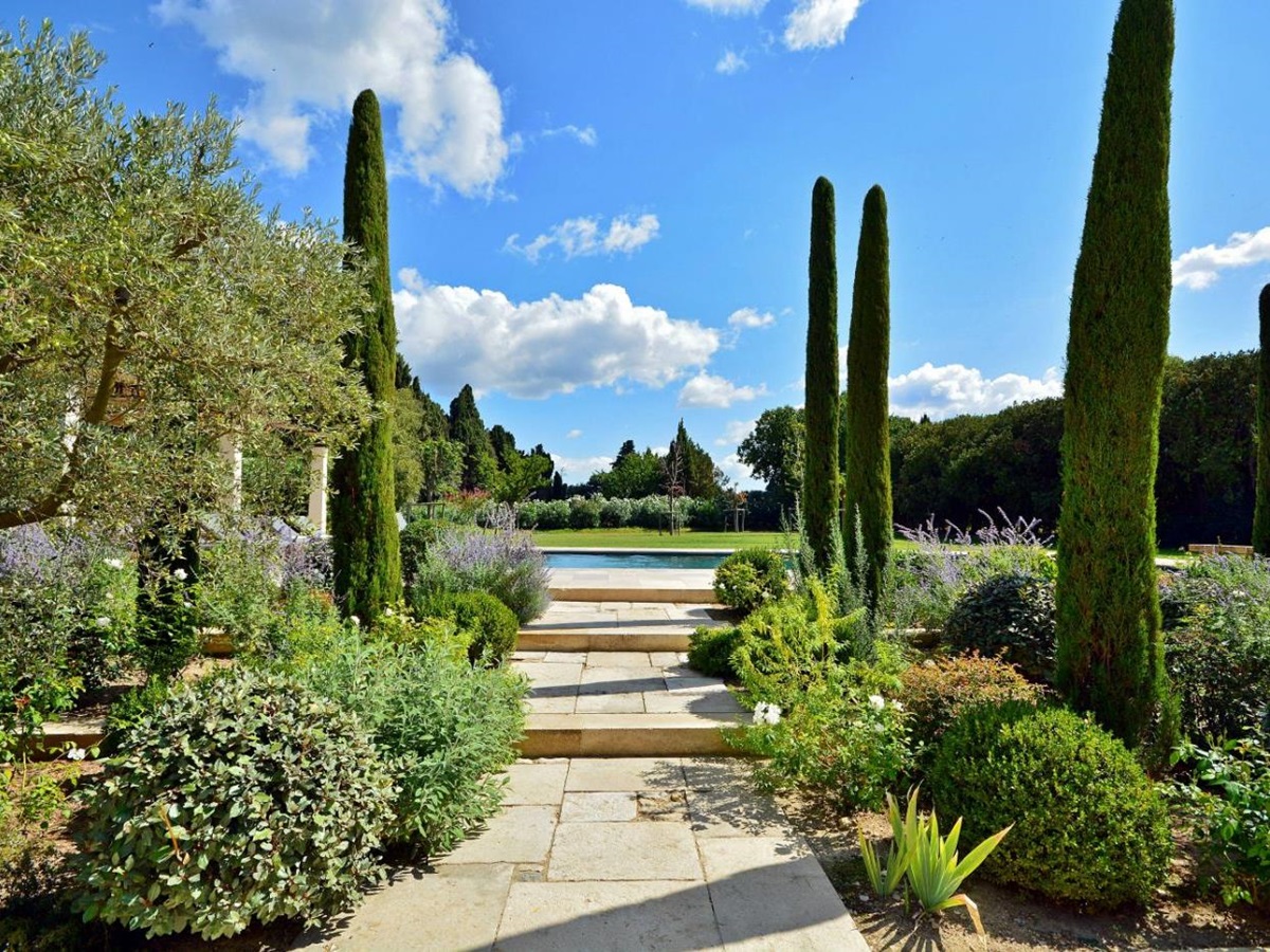 Pool View at Mas Moulard in Provence