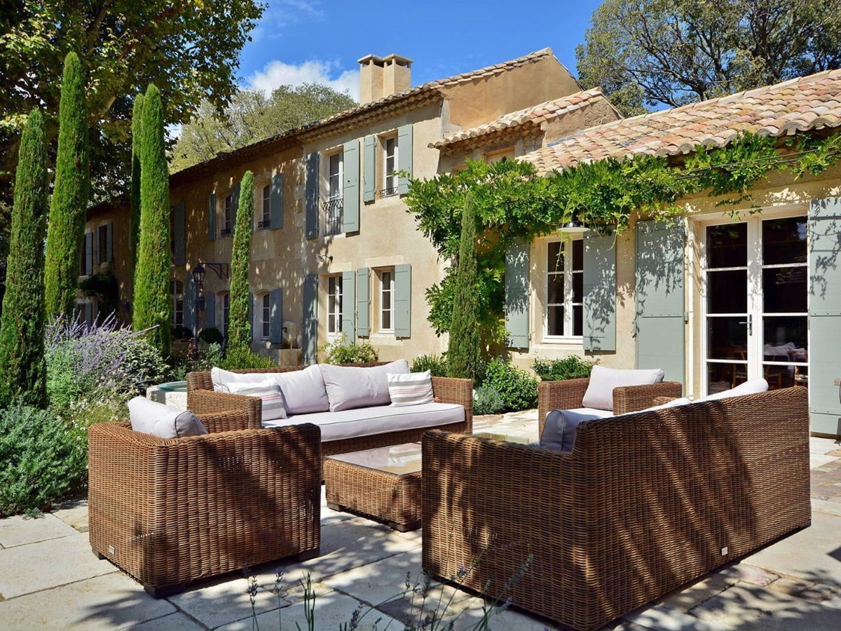 Seating at Mas Moulard in Provence