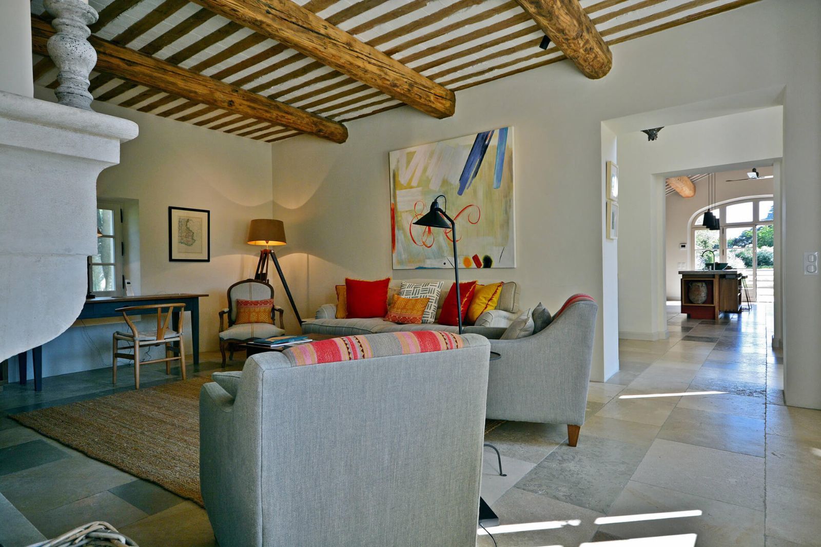Sitting Room at Mas Moulard in Provence