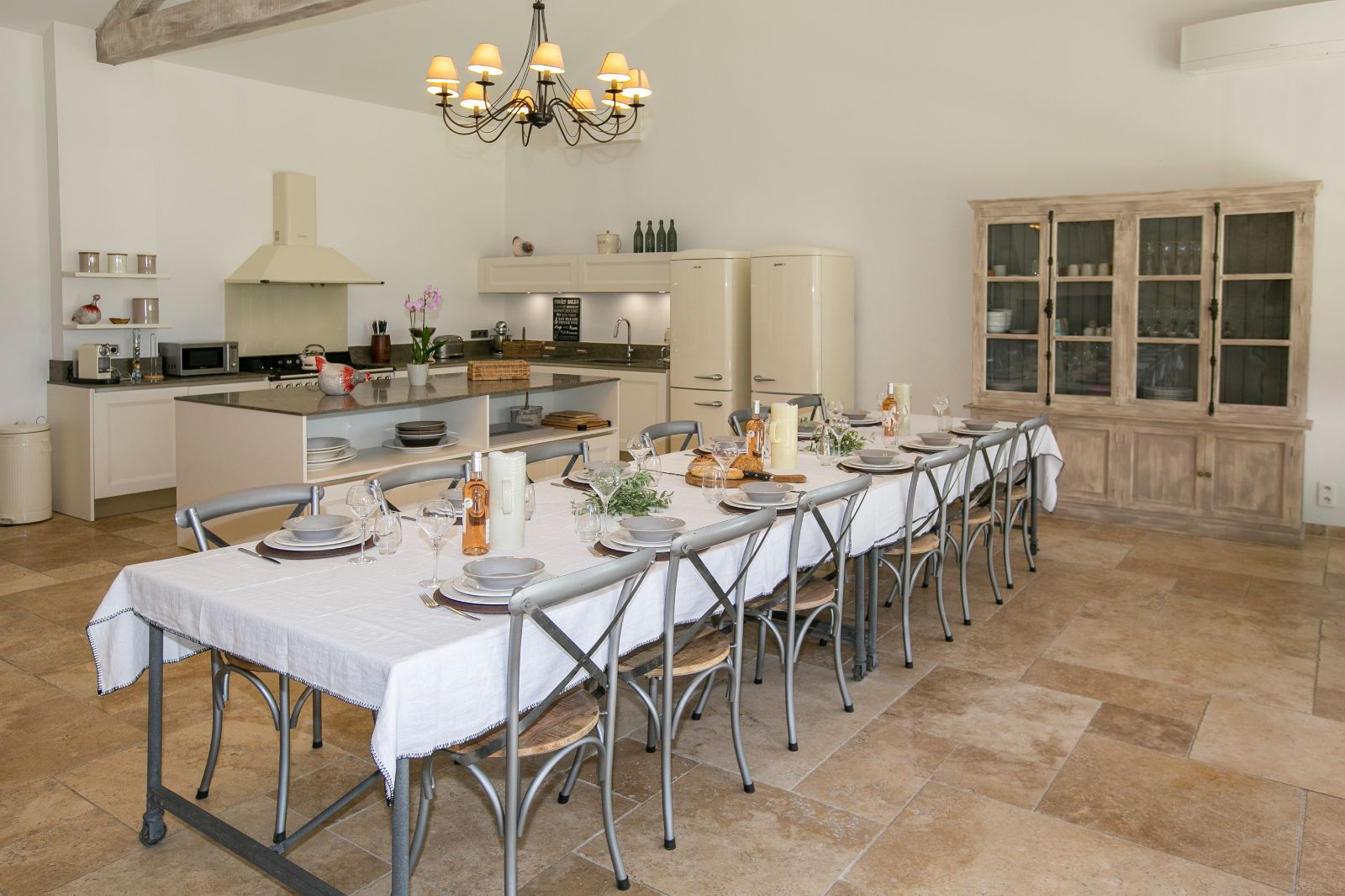 Kitchen Dining at Mas Peyre in Provence 