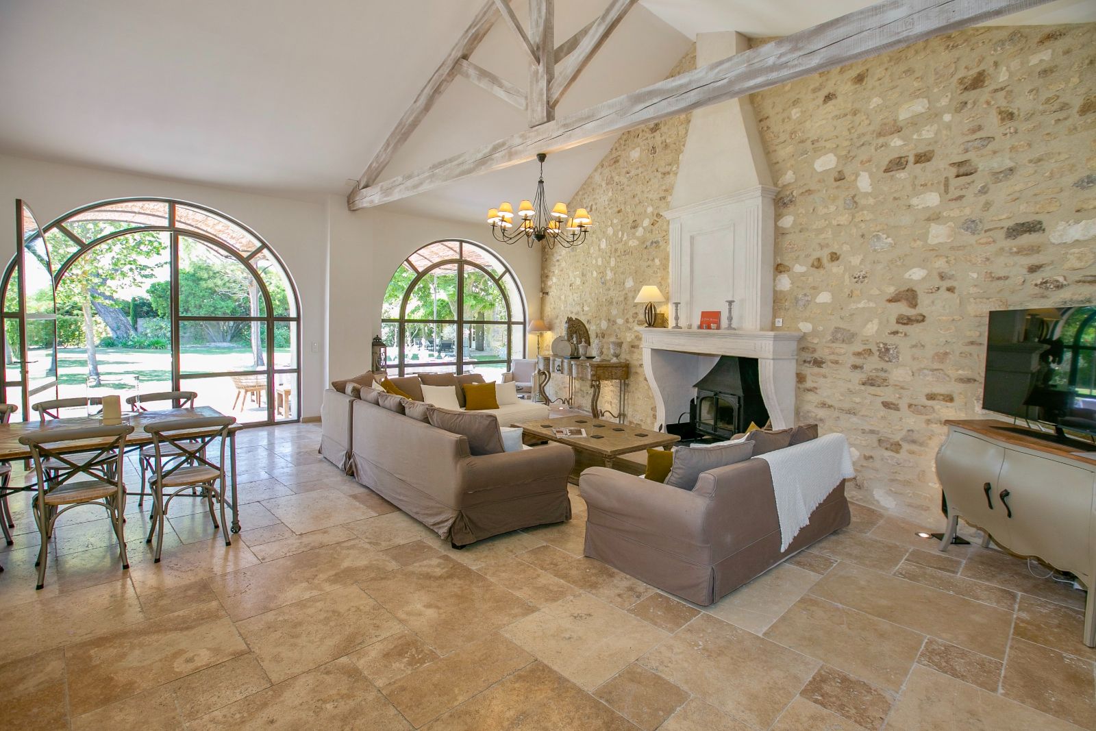 Living Room at Mas Peyre in Provence 