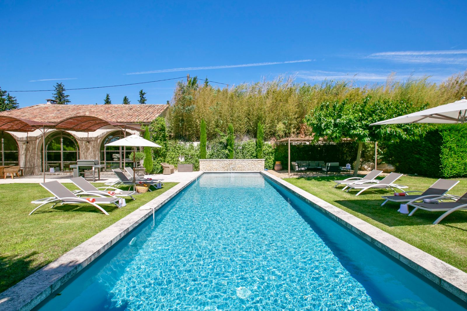 Pool at Mas Peyre in Provence 