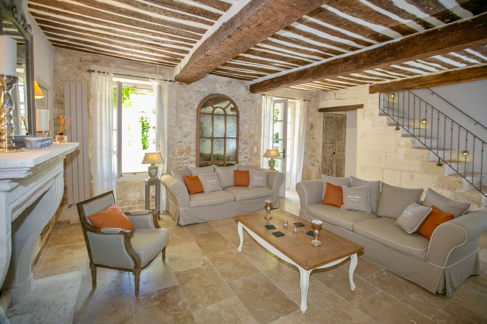 Sitting Room at Mas Peyre in Provence 