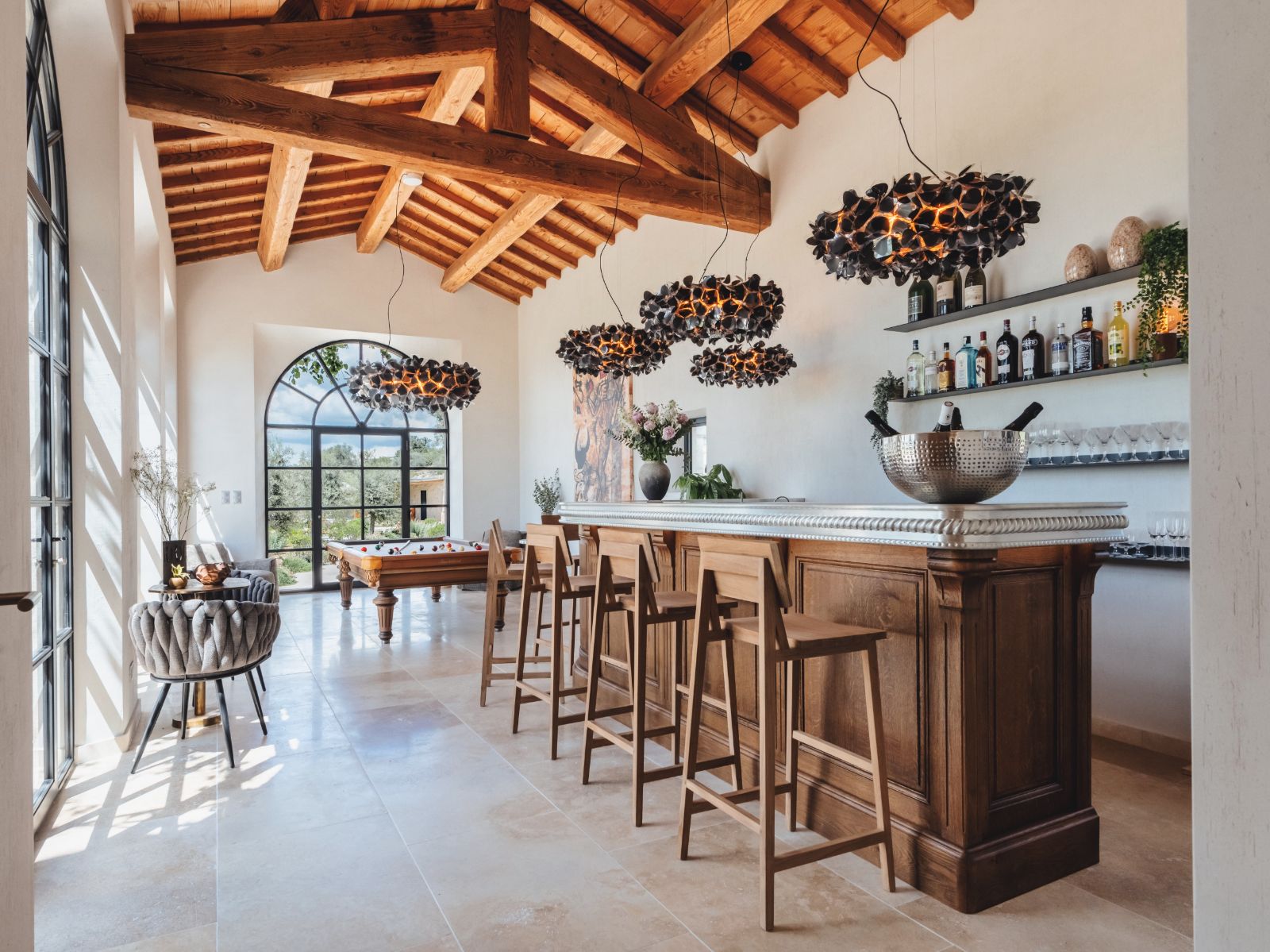 Bar at Mas Provencal in Provence
