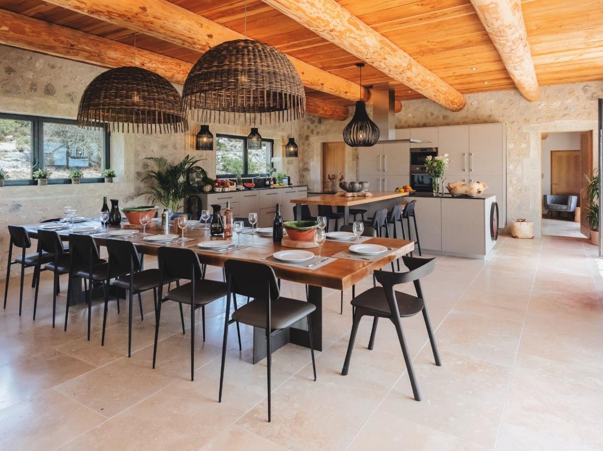 Dining Room at Mas Provencal in Provence