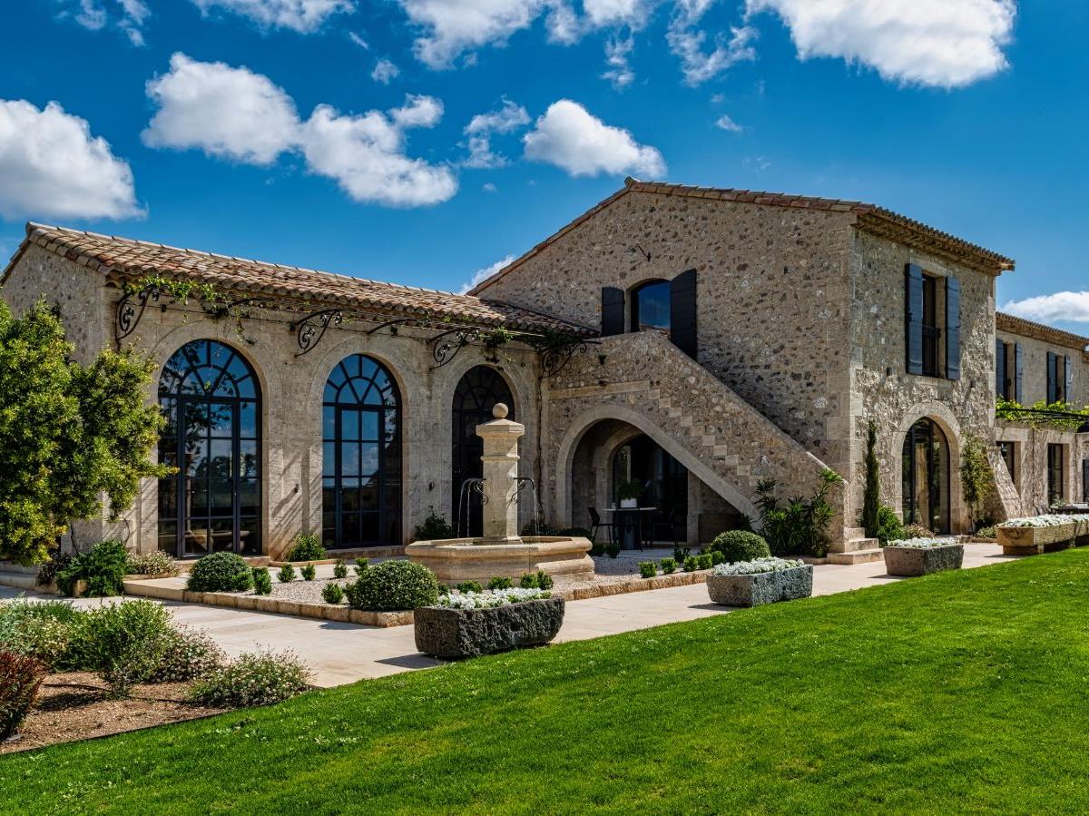 Exterior of Mas Provencal in Provence