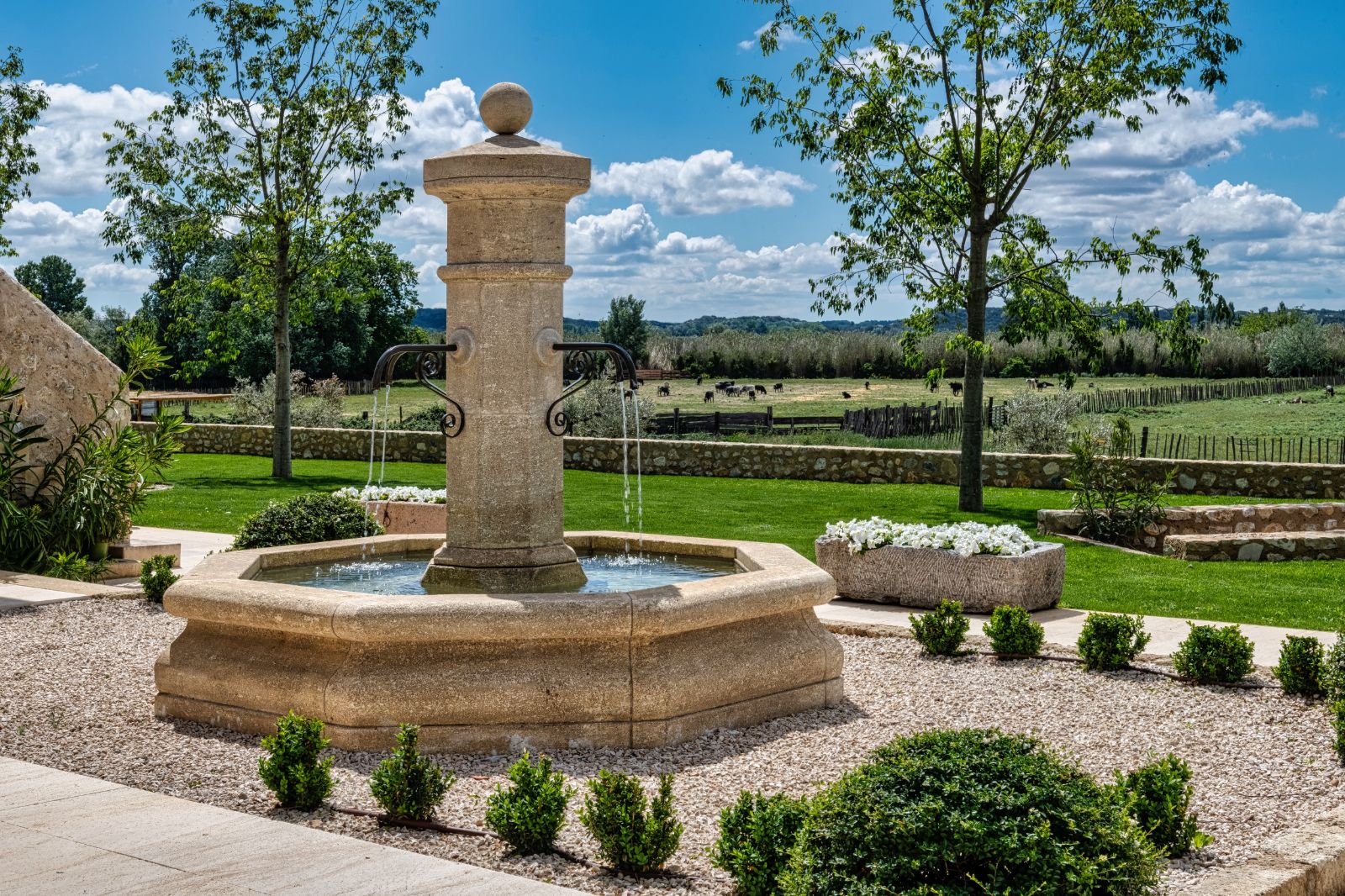Fountain at Mas Provencal in Provence