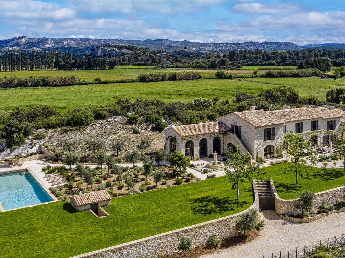 Full Exterior of Mas Provencal in Provence