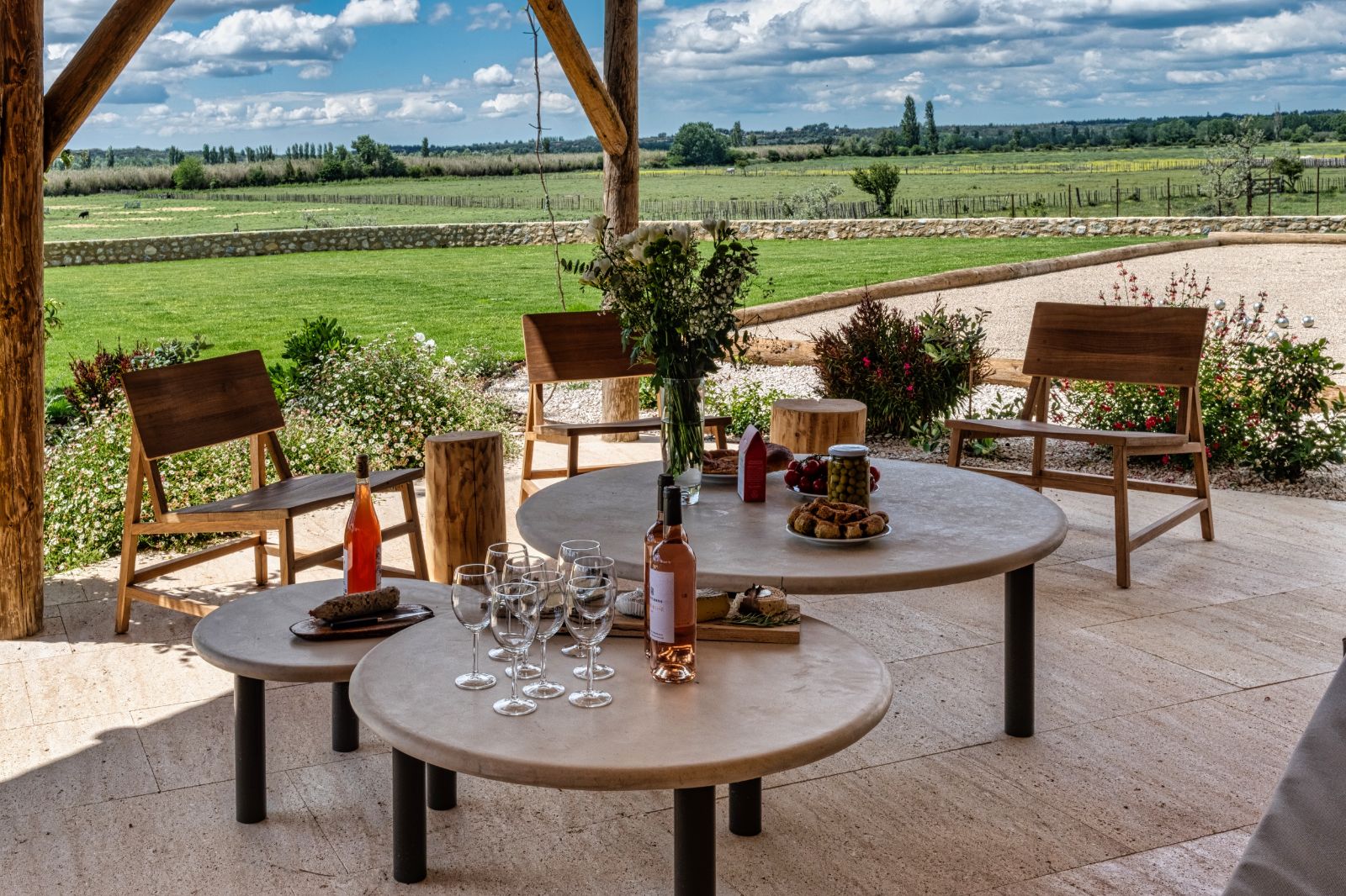 Outdoor Seating at Mas Provencal in Provence