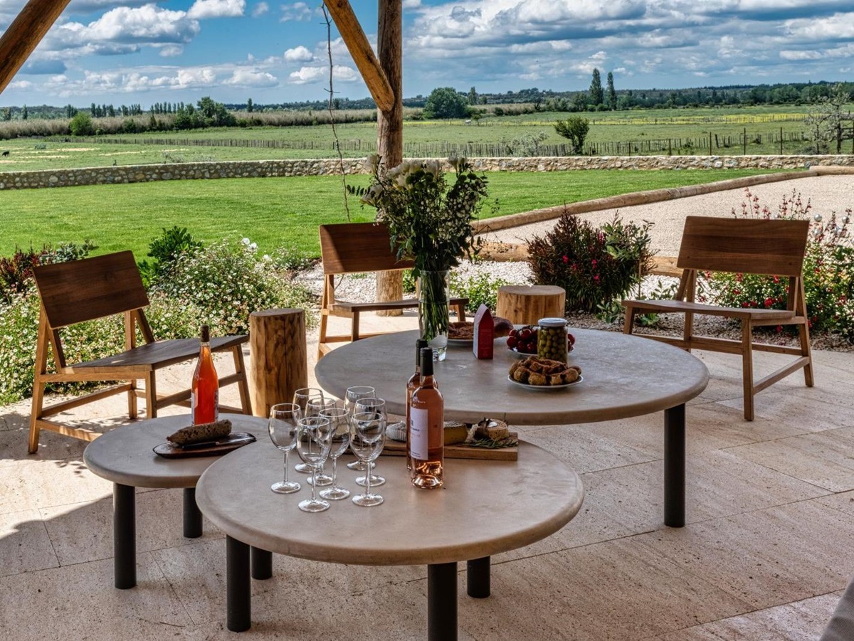 Outdoor Seating at Mas Provencal in Provence