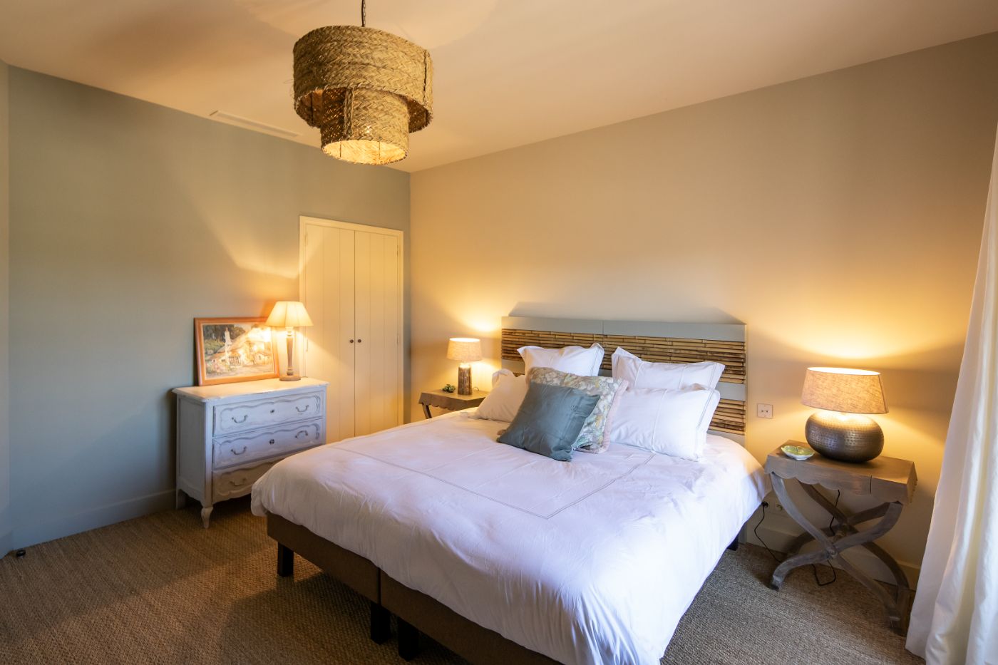 A bedroom at Mas Roch.