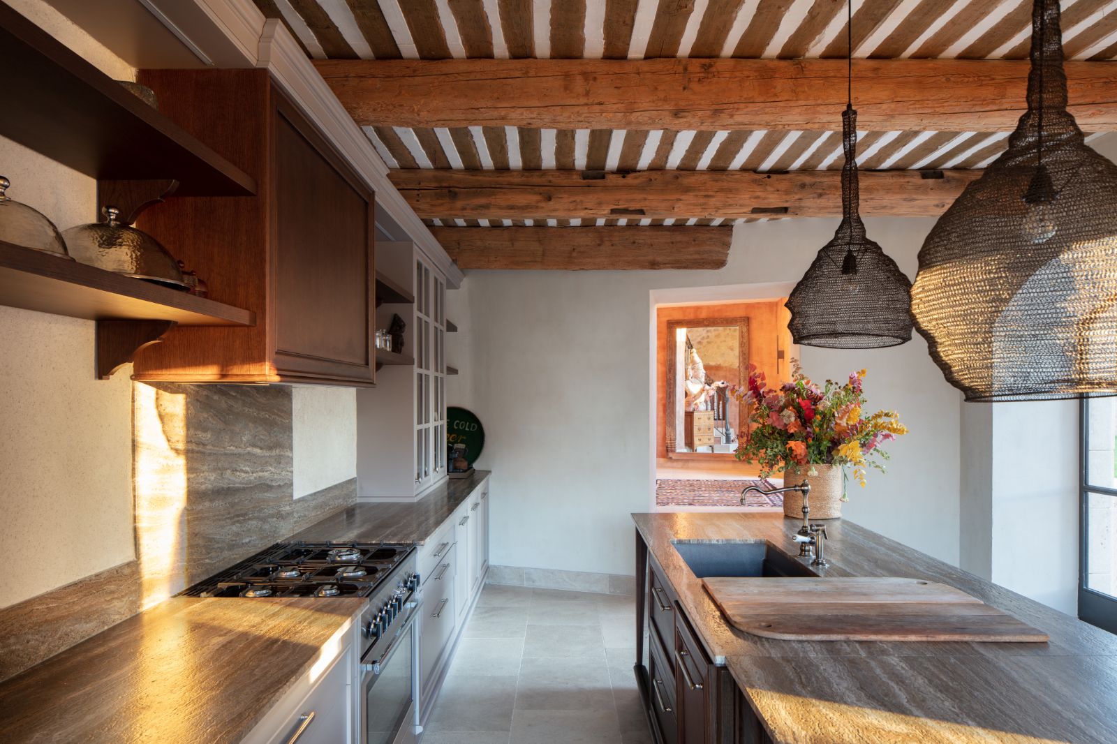 Kitchen at Villa Athena in Provence