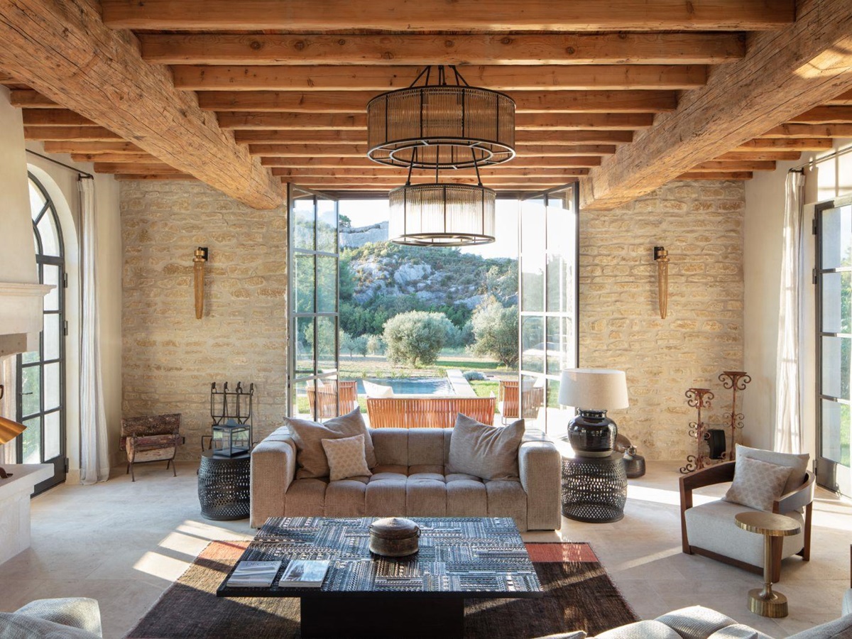 Living Room 2 at Villa Athena in Provence