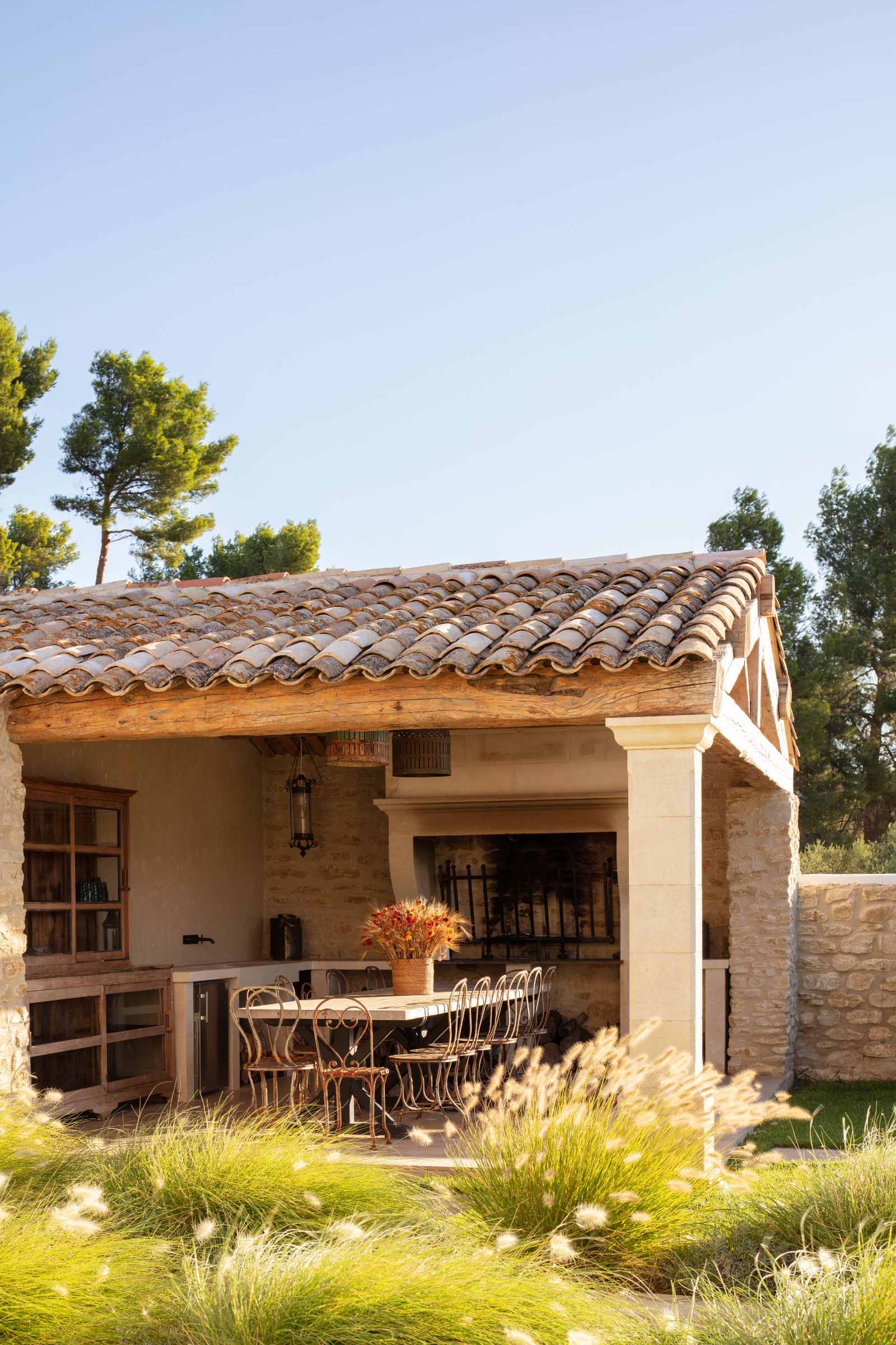 Outdoor Dining at Villa Athena in Provence